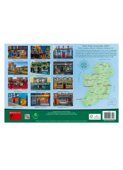 Irish Pubs 2027 Calendar